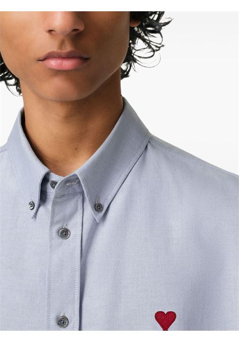 Camicia Ami de Coeur in azzurro Ami Paris - uomo AMI PARIS | HSH230CO00314502